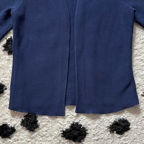 J. McLaughlin size small Deep Blue Women's Cardigan - Picture 2 of 11